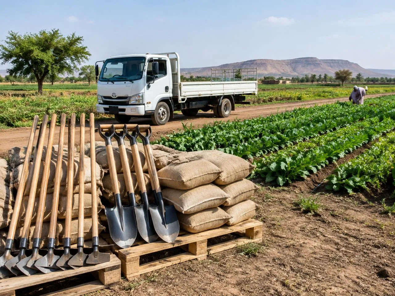 Representative agricultural inputs and delivery operations